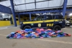 PRF apreende quase 190 kg de skunk escondidos em carga de bebedouros em Vilhena/RO 