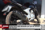 MOTOCICLETA RECUPERADA – Furto teria sido delatado por pai do infrator em Cacoal – Vídeo
