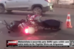 Motociclista é socorrida pelo SAMU após colidir com outra moto na Av. Capitão Silvio em Ariquemes – Vídeo