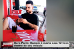 Atentado à bala choca Ouro Preto – Homem é morto com 12 tiros dentro do seu veiculo – Vídeo