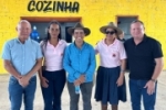 Deputado Coronel Chrisóstomo entrega veículo para a saúde em Chupinguaia e participa de evento com mulheres do campo