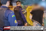 Elementos são detidos após furtarem fios e caixa de padrão de residência em Ariquemes – Vídeo
