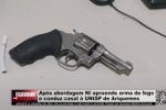 Após abordagem NI apreende arma de fogo e conduz casal à UNISP de Ariquemes – Vídeo