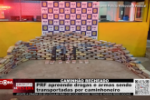 CAMINHÃO RECHEADO – PRF apreende drogas e armas sendo transportadas por caminhoneiro – Vídeo