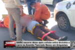 SAMU socorre idoso após colisão entre bicicleta e carro na Avenida Tancredo Neves em Ariquemes – Video