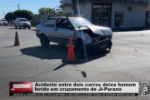 Acidente entre dois carros deixa homem ferido em cruzamento de Ji–Paraná – Vídeo