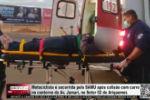 Motociclista é socorrida pelo SAMU após colisão com carro na Av. Jamari, no Setor 02 de Ariquemes – LIVE: ESTAMOS NO AR! PROGRAMA BRONCA DA PESADA