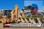Prefeitura inicia trabalhos de drenagem de água na Alameda Aracajú de Ariquemes – Vídeo