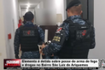 Elemento é detido sobre posse de arma de fogo e drogas no Bairro São Luiz de Ariquemes – LIVE: ESTAMOS NO AR! PROGRAMA BRONCA DA PESADA