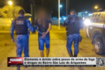 Elemento é detido sobre posse de arma de fogo e drogas no Bairro São Luiz de Ariquemes – Vídeo