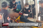 Vítima inconsciente é socorrida após se envolver em colisão em Ariquemes – Vídeo