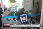 Vítima é projetada de motocicleta após colidir em cerca de arame no Garimpo Bom Futuro – Vídeo