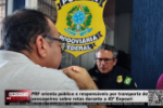 PRF orienta público e responsáveis por transporte de passageiros sobre rotas durante a 40ª Expoari – Vídeo