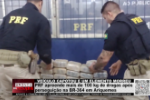 Veículo capota, um morre e PRF apreende mais de 100 kg de drogas – Vídeo