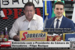 Entrevista com Filipe Rozique, presidente da Câmara de Vereadores de Ariquemes – Vídeo