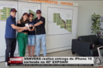 VANVERA realiza entrega de iPhone 16 sorteado durante a 40ª Expoari