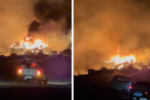 Motorista morre carbonizado em colisão entre caminhão de algodão e reboque na BR–364 – Vídeo