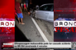 Ultrapassagem mal sucedida pode ter causado acidente na BR 364 envolvendo 4 veículos – Vídeo