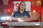 Entrevista SAMU: Trabalhador morre após ser atropelado por veículo em obra no km 556 da BR–364 – Vídeo