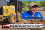 Secretaria de Obras inicia trabalhos na Rua Pássaro Preto, no Setor Jardim Jorge Teixeira – Vídeo 