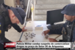 Polícia Militar conduz suspeito de comercializar drogas na praça do Setor 06 de Ariquemes – LIVE: ESTAMOS NO AR! PROGRAMA BRONCA DA PESADA