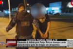 Elemento é detido pela Força Tática transportando mais de meio quilo de drogas em Ariquemes – Vídeo