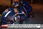 Mulher é socorrida após ficar ferida em colisão entre moto e carro no Setor Rota do Sol em Ariquemes – LIVE: ESTAMOS NO AR! PROGRAMA BRONCA DA PESADA