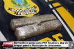 Elemento é preso pela PRF trazendo 2kg de drogas para o Município de Ariquemes – LIVE: ESTAMOS NO AR! PROGRAMA BRONCA DA PESADA