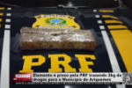 Homem é preso pela PRF ao transportar 2 kg de drogas para o município de Ariquemes – Vídeo