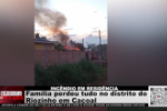 Família perde tudo em incêndio residencial no distrito de Riozinho, em Cacoal – Vídeo