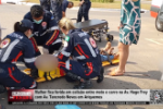 Mulher fica ferida em colisão entre moto e carro na Av Hugo Frey com Av Tancredo Neves em Ariquemes – Vídeo