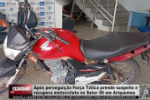 Após perseguição Força Tática prende suspeito e recupera motocicleta no Setor 06 em Ariquemes – Vídeo