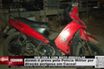 SEM CNH E COM MOTO IRREGULAR – Jovem é preso pela Polícia Militar por direção perigosa em Cacoal – Vídeo