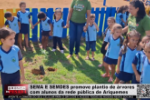 SEMA E SEMDES promove plantio de árvores com alunos da rede pública de Ariquemes – Vídeo