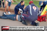Mototaxista e passageiro são socorridos pelo SAMU após queda na Av. Artur Mangabeira em Ariquemes – LIVE: ESTAMOS NO AR! PROGRAMA BRONCA DA PESADA