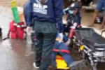Urgente: Motociclista é socorrido com fratura após colisão entre motos no Setor 09 de Ariquemes, veja o vídeo