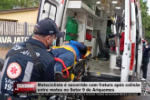 Motociclista é socorrido com fratura após colisão entre motos no Setor 9 de Ariquemes – Vídeo