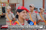 Sabrina é promovida a Tenente em solenidade do Programa Bombeiro Militar Mirim de Ariquemes – Vídeo