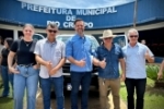 Rio Crespo recebe caminhonete para Obras com recursos de emenda do deputado Delegado Lucas
