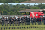 Ariquemes – PMRO garante segurança em operação conjunta de reintegração da Flona Bom Futuro