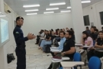 ARIQUEMES – PATRULHA MARIA DA PENHA REALIZA PALESTRA PARA ACADÊMICOS DE DIREITO