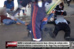 SAMU atende duas vítimas após colisão entre bicicleta elétrica e moto na Av. Hugo Frey em Ariquemes – Vídeo