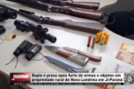 Dupla é presa após furto de armas e objetos em propriedade rural de Nova Londrina, em Ji–Paraná – Vídeo