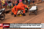 Homem morre de overdose em Espig&atilde;o d’Oeste; antes, ele surtou e disparou arma de fogo v&aacute;rias vezes em residencial &ndash; V&iacute;deo