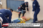 SAMU socorre idoso ap&oacute;s queda de moto na Av. Jaru, no Setor Colonial, em Ariquemes &ndash; V&iacute;deo