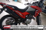 PM recupera motocicleta roubada e suspeito &eacute; conduzido &agrave; Delegacia de Ariquemes &ndash; V&iacute;deo