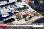 For&ccedil;a T&aacute;tica recupera objetos furtados de resid&ecirc;ncia no bairro Jorge Teixeira, em Ariquemes &ndash; V&iacute;deo