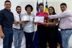 Deputada S&iacute;lvia Cristina recebe o t&iacute;tulo de cidad&atilde; honor&aacute;ria de S&atilde;o Felipe do Oeste