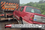 F1000 prensada por carretas na BR&ndash;364, a 50km de Ariquemes; duas pessoas ficaram feridas &ndash; LIVE: ESTAMOS NO AR! PROGRAMA BRONCA DA PESADA