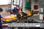 SAMU socorre duas v&iacute;timas ap&oacute;s colis&atilde;o entre motoneta e bicicleta na Av.Jamari no Setor 2 em Ariquemes &ndash; V&iacute;deo